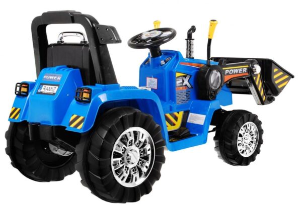 Tractor electric pentru copii cu Telecomanda 2.4GHz (1005) Albastru
