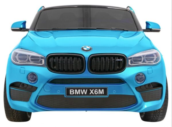 Masinuta electrica pentru copii BMW X6M (2168) XXL cu 2 locuri, Albastru metalizat