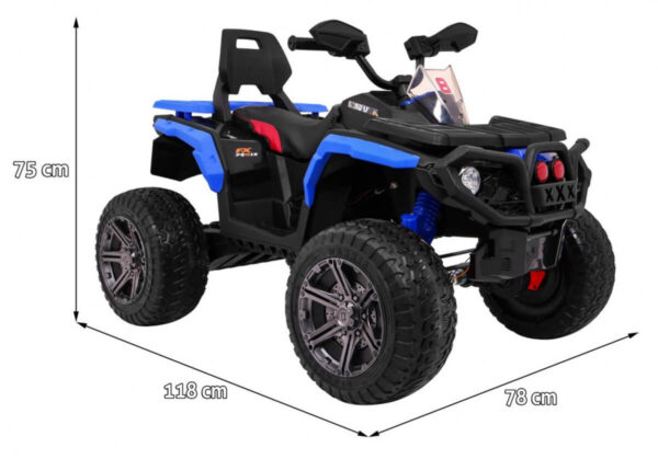 ATV electric pentru copii 4×4 (3588) Albastru