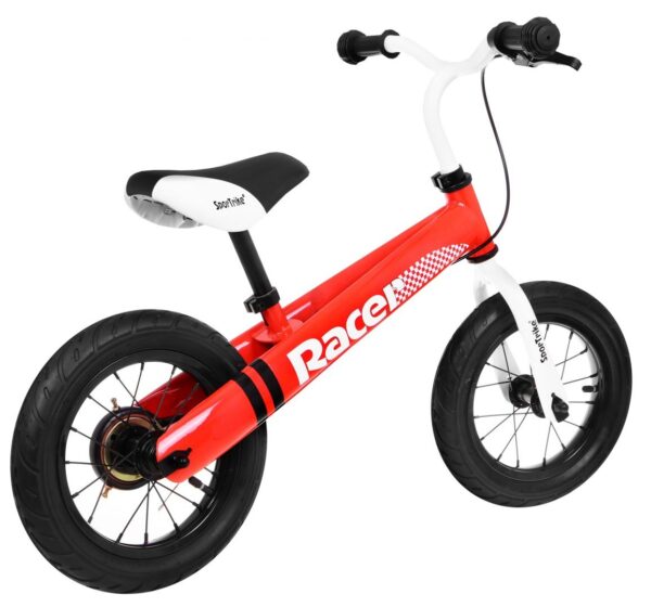 Bicicleta de echilibru fara pedale RACER, ROSU