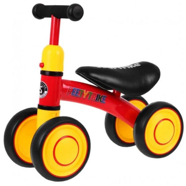 Tricicleta pentru copii fara pedale PEETYTRIKE, Rosu