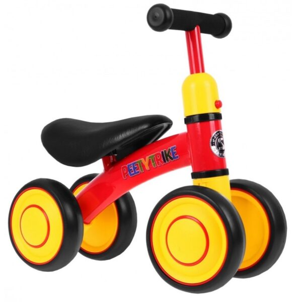 Tricicleta pentru copii fara pedale PEETYTRIKE, Rosu