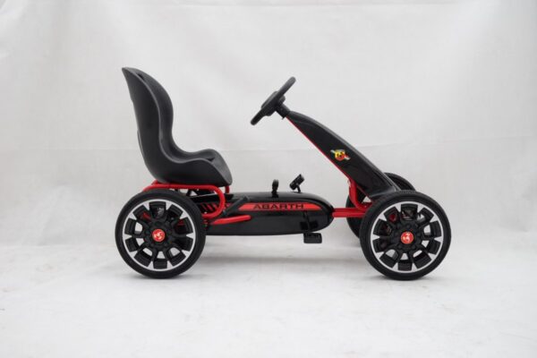 Kart cu pedale pentru copii Fiat 500 ABARTH (9388) Negru