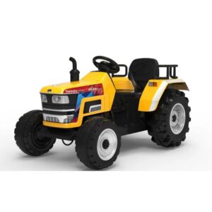 tractor-electric-pentru-copii-cu-roti-mare-blazin-2788-verde-galben