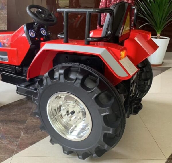 Tractor electric pentru copii cu roti mari BLAZIN (2788) Rosu