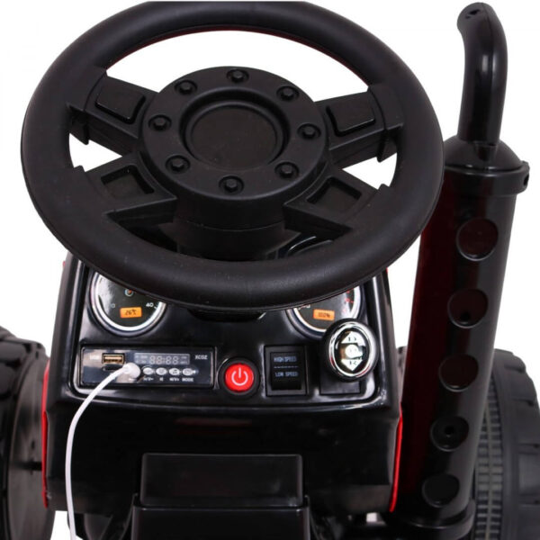 Tractor electric pentru copii cu roti mari BLAZIN POWER LUX (2788) Rosu