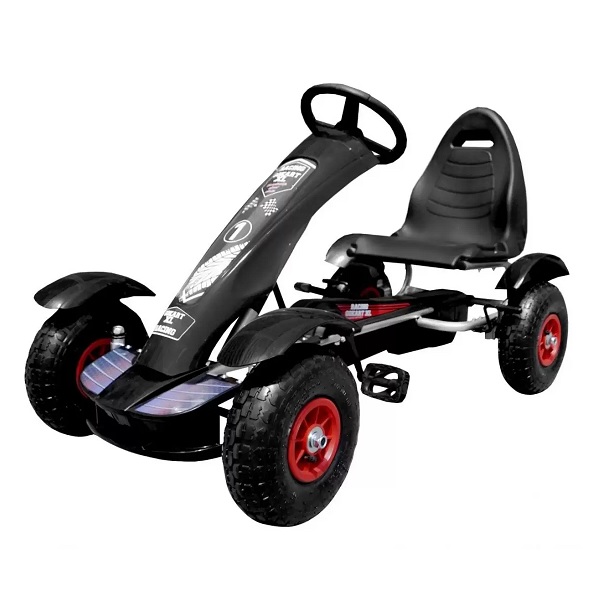 kart-cu-pedale-pentru-copii-f618-roti-gonflabile-negru