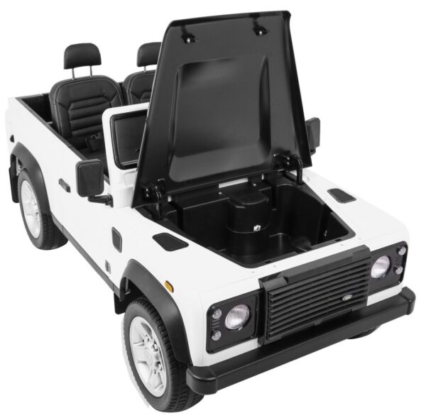 Masinuta electrica pentru copii Land Rover DEFENDER 4×4 (DMD328) Alb