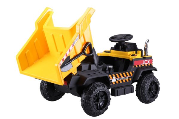 Masinuta electrica pentru copii „Construction Truck” cu basculanta (s606) Galben
