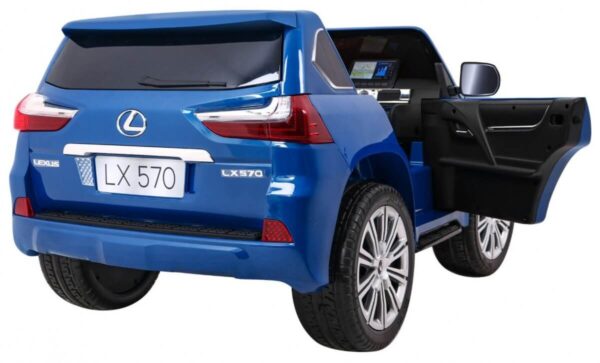 Masinuta electrica pentru copii LEXUS LX 570 Albastru metalizat