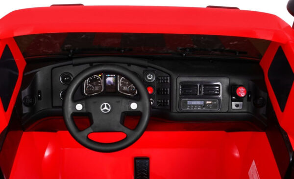 Masinuta electrica pentru copii cu 2 locuri SUV Mercedes Benz Zetros (0916) Rosu