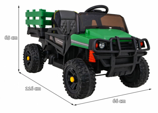 Tractor electric pentru copii FARMER PICK-UP (0926) Verde