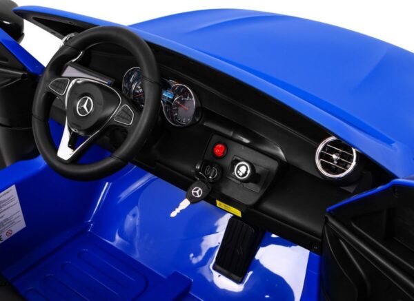 Masinuta electrica pentru copii cu 2 locuri Mercedes AMG GLC 63s 4×4 cu ecran LCD (XMX608) Albastru