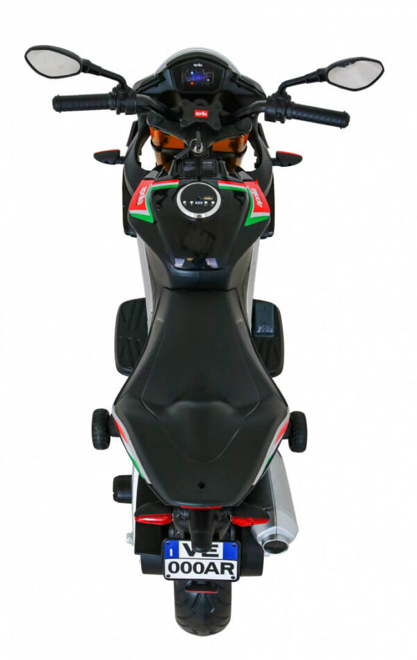 Motocicleta electrica pentru copii 12 Volti Aprilia Tuono V4 (A010) Rosu