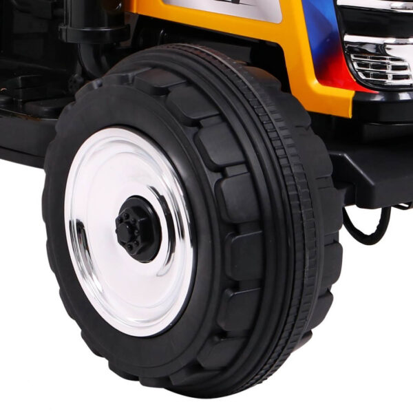 Tractor electric pentru copii cu roti mari BLAZIN POWER LUX (2788) Galben