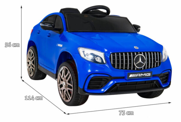 Masinuta electrica pentru copii Mercedes AMG GLC63s 4×4 (5688) Albastru