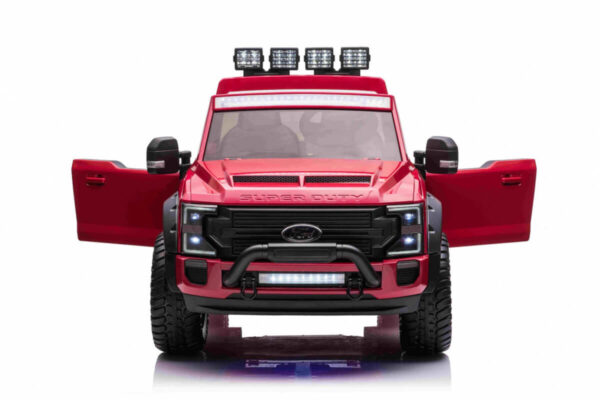 Masinuta electrica pentru copii Ford Super Duty XXL cu 2 locuri, 4×4 (2088) Rosu