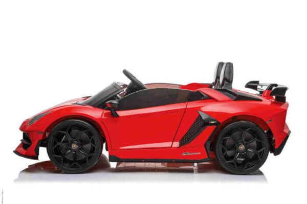 Masinuta electrica pentru copii Lamborghini Aventador SVJ Roadster Lux 12V cu 2 locuri (2028) Rosu