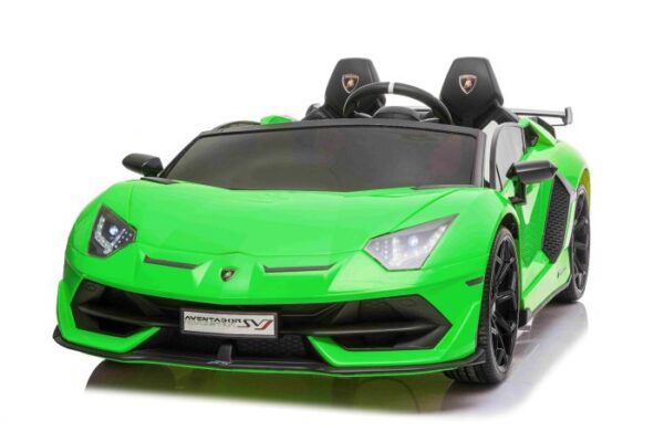 Masinuta electrica pentru copii Lamborghini Aventador SVJ Roadster Lux 12V cu 2 locuri (2028) Verde