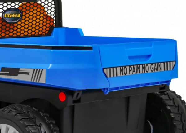 Masinuta electrica „Tractor tip ferma” 4×4 LUX cu remorca (A730) Albastru