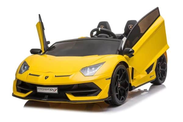 Masinuta electrica pentru copii Lamborghini Aventador SVJ 24 volti Drift (2028) Galben