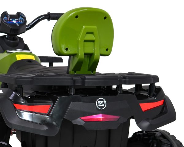 ATV electric pentru copii cu 2 locuri XT-SPEED 180W 24V 4×4, (S615) Verde